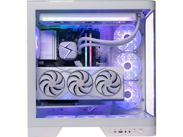 MSI Vision (Tower) Gaming Desktop White, AMD R9-9950X3D,5080 White, DDR5 32GB Memory,2TB M.2 NVMe,850W USB Type-C, VR-Ready, Windows 11 Home Advance