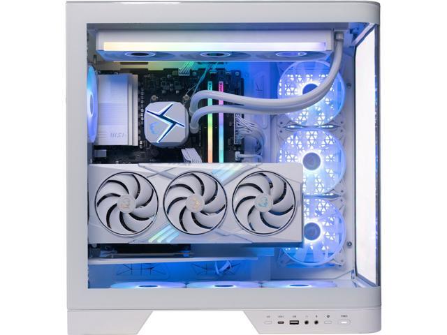MSI Vision (Tower) Gaming Desktop White, AMD R9-9950X3D,5080 White, DDR5 32GB Memory,2TB M.2 NVMe,850W USB Type-C, VR-Ready, Windows 11 Home Advance