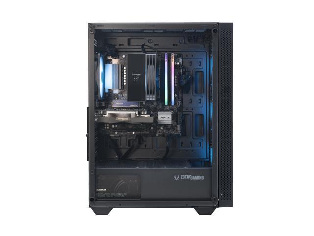 MEK AI-Enhanced Gaming PC Desktop Computer - NVIDIA GeForce RTX 3050, AMD Ryzen 5 5500 4.2GHz, 16GB RGB DDR4, 500GB NVME M.2 SSD, 650W 80+ GOLD...