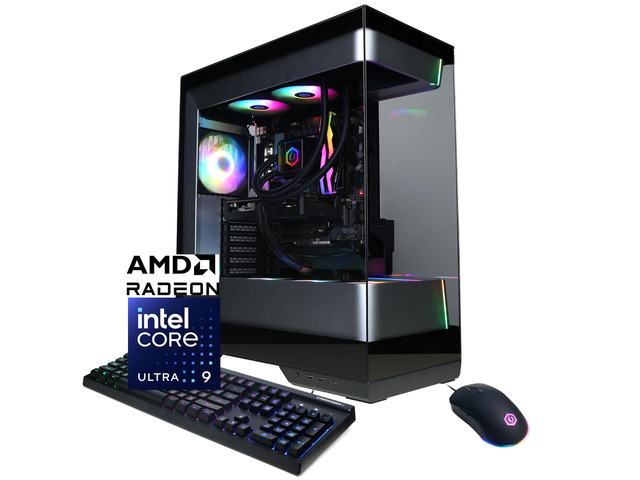 CyberPowerPC Gamer Supreme Liquid Cool GXL70810 - Intel Core Ultra 9 285 2.5GHz CPU, 32GB DDR5, AMD Radeon RX 9060 XT 16GB, 2TB PCIe 4.0 NVMe SSD &...