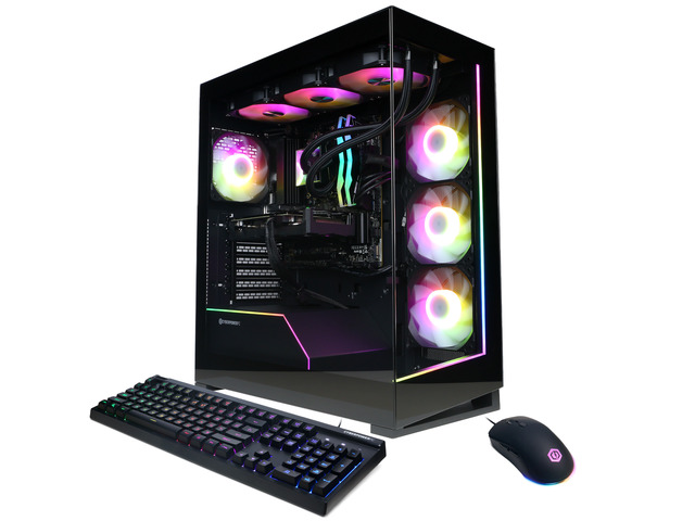 CyberPowerPC Gamer Supreme Liquid Cool GML70860 - AMD Ryzen 9 9900X 4.4GHz CPU, 32GB DDR5, AMD Radeon RX 9060 XT 16GB, 2TB PCIe 4.0 NVMe SSD & Win...