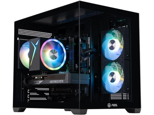 ABS Flux II Aqua Gaming PC - Windows 11 - Intel Core i5 14400F - Nvidia GeForce RTX 5060 - DLSS 4 - 32GB DDR4 3200MHz - 1TB M.2 SSD