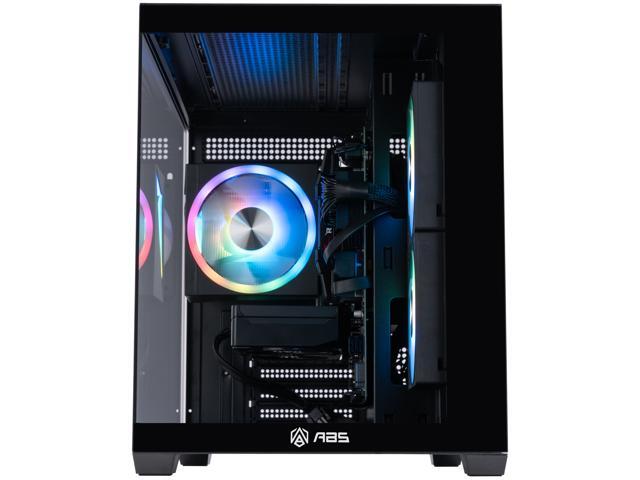 ABS Flux II Aqua Gaming PC - Windows 11 - Intel Core 5 120 - Nvidia GeForce RTX 5060 8GB - DLSS 4 - 32GB DDR4 3200 - 1TB M.2 SSD