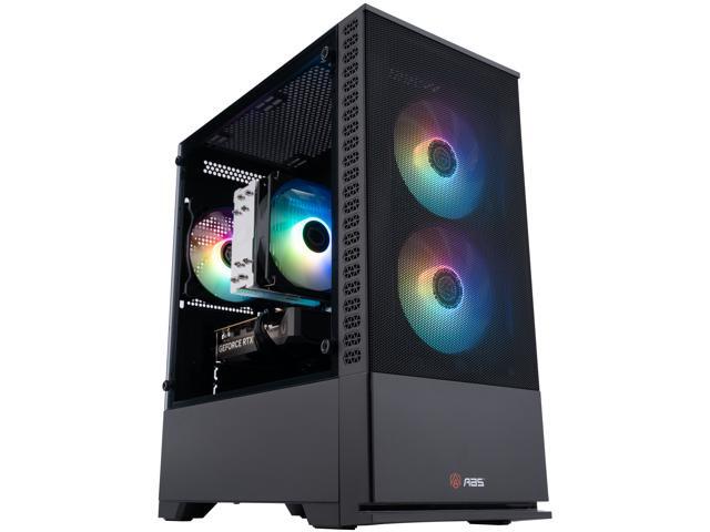 ABS Cyclone Aqua Gaming PC - Windows 11 - Intel Core i7-14700F - GeForce RTX 5060 - DLSS 4 - 16GB DDR4 3200 - 1TB M.2 SSD
