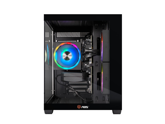 ABS Flux II Aqua Prebuilt Gaming PC - Windows 11 - Intel Core i7-14700F - GeForce RTX 5060 8GB - DLSS 4 - 32GB DDR4 - 1TB PCIe 4.0 SSD