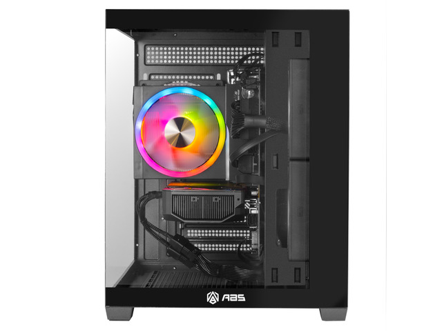 ABS Flux II Ruby Prebuilt Gaming PC - Windows 11 Home - AMD Ryzen 7 9700X - Radeon RX 9070 GRE 12GB - 32GB DDR5 - 1TB PCIe 4.0 NVMe SSD