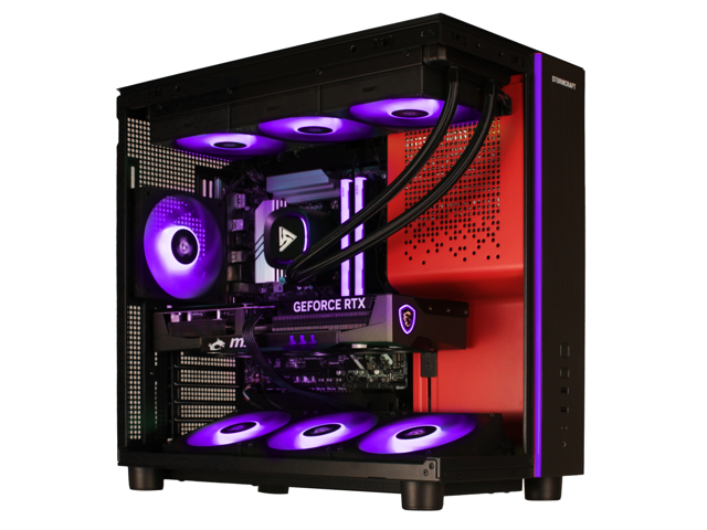 STORMCRAFT Gaming PC PHANTOM Intel Core i7-14700F NVIDIA GeForce RTX 5070 Ti - AI Powered 32GB DDR5 6000MHz RGB 2TB NVMe SSD 360mm AIO 850W PSU...