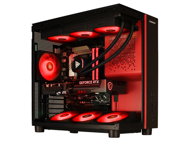 STORMCRAFT Gaming PC PHANTOM Intel Core i7-14700F NVIDIA GeForce RTX 5070 Ti - AI Powered 32GB DDR5 6000MHz RGB 2TB NVMe SSD 360mm AIO 850W PSU...