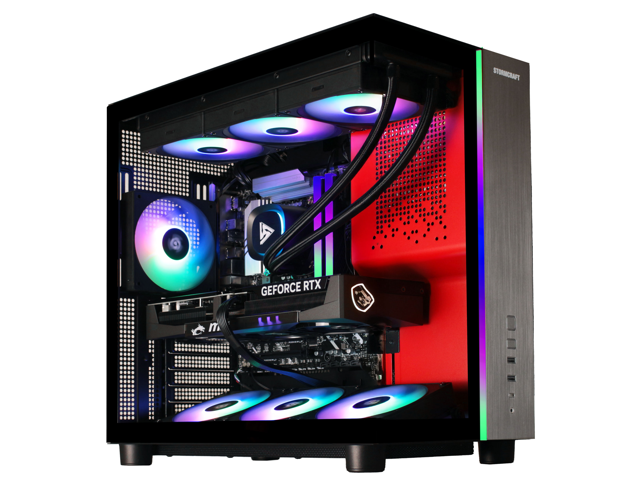 STORMCRAFT Gaming PC PHANTOM AMD Ryzen 7 9800X3D AMD RADEON RX 9070XT DDR5 2TB SSD 32GB DDR5 6000MHz RGB 360mm AIO 850W PSU Windows 11 Home -...
