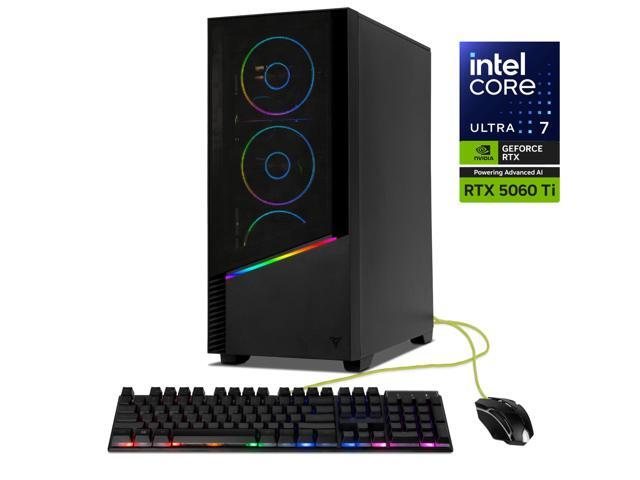 YEYIAN Gaming Desktop PC Elara Intel Core Ultra 7 265F 32GB DDR5 1TB PCIe SSD GeForce RTX 5060 Ti Windows 11 Home - YPI-EL265FC-56TP1N