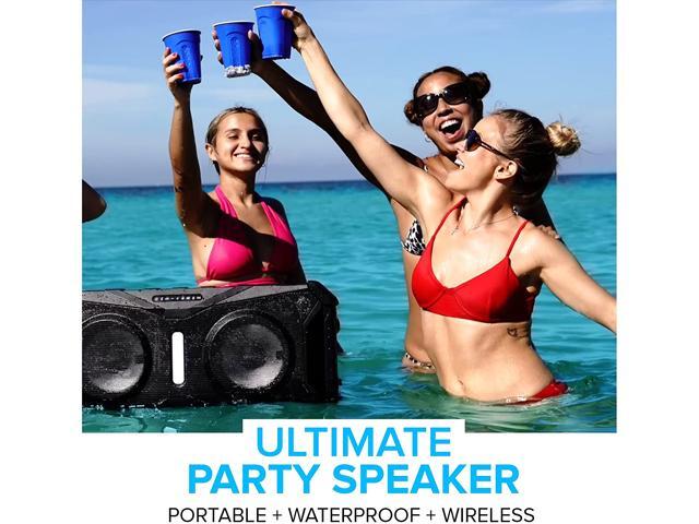 Gemini SOSP-8BLK SoundSplash Floating Dual 8' Bluetooth Speaker w/ LED Party Lighting