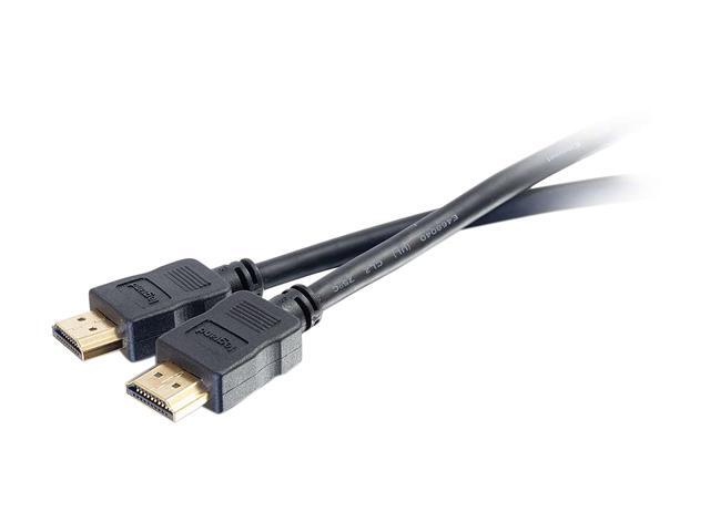 C2G 50181 Premium 4K High Speed HDMI Cable with Ethernet, 4K 60Hz, Black (3 Feet, 0.91 Meters)