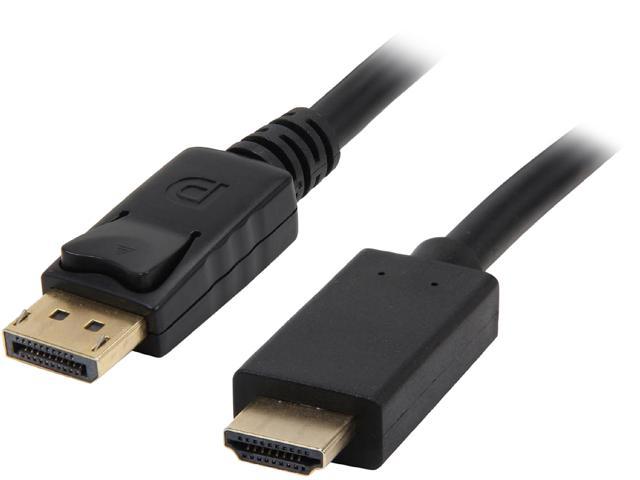 Kaybles DP-HDMI-10-2P DP to HDMI Cable 10 ft. (2 Pack), Gold Plated DisplayPort to HDMI Cable 1080p Full HD for PCs to HDTV, Monitor, Projector. photo