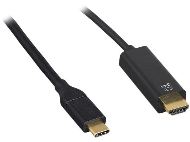 Kaybles USB 3.1 Type C To HDMI Cable 4K@60HZ, 6ft. M-M, Black USB-C to HDMI adapter Cable photo