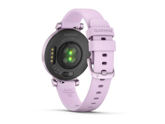 Garmin - Lily 2 Smartwatch 34 mm Anodized Aluminum - Metallic Lilac with Lilac Silicone Band - (2024) - image 4