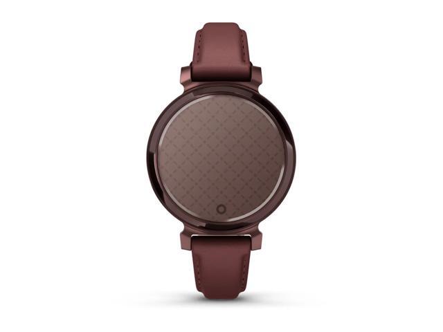 Garmin - Lily 2 Classic Smartwatch 34 mm Anodized Aluminum - Dark Bronze with Mulberry Leather Band - (2024) - image 3