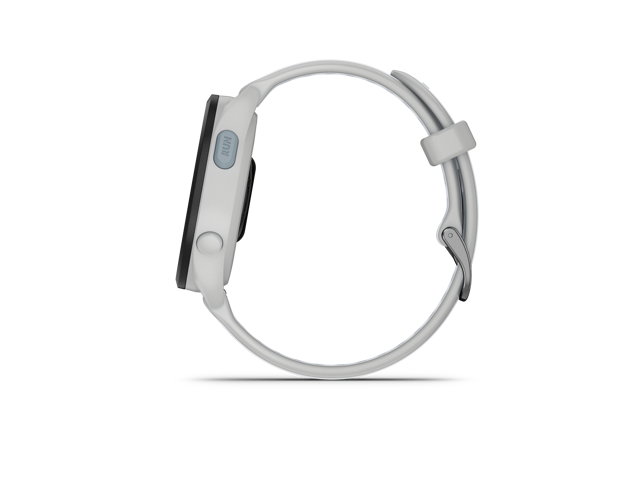 Garmin - Forerunner 165 GPS Smartwatch 43 mm Fiber-Reinforced Polymer - Gray/Whitestone - (2024) - image 4