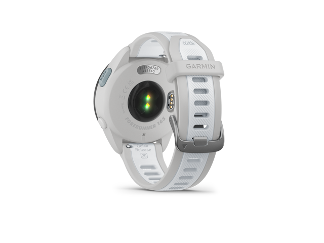 Garmin - Forerunner 165 GPS Smartwatch 43 mm Fiber-Reinforced Polymer - Gray/Whitestone - (2024) - image 5