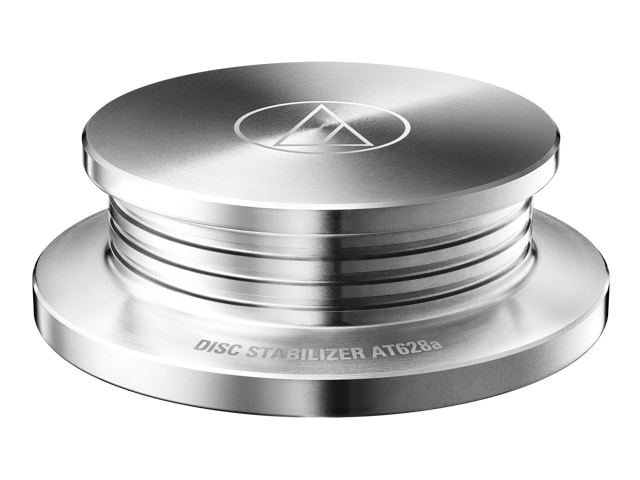 Audio Technica AT628A Premium Disk Stabilizer - Stainless Steel (Sliver)