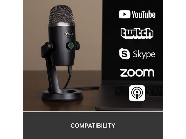 Blue Microphones - Blue Yeti Nano Premium Wired Multi-Pattern USB Condenser Microphone - Black - image 9