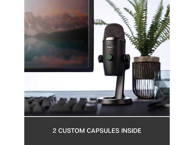 Blue Microphones - Blue Yeti Nano Premium Wired Multi-Pattern USB Condenser Microphone - Black - image 4