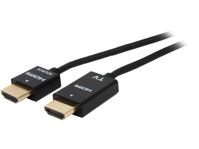 Nippon Labs HDMI-RM-6 6 ft. RedMere HDMI 2.0 Male to Male Super Slim 36 AWG Cable Supporting Ethernet / 4K / 3D, Black