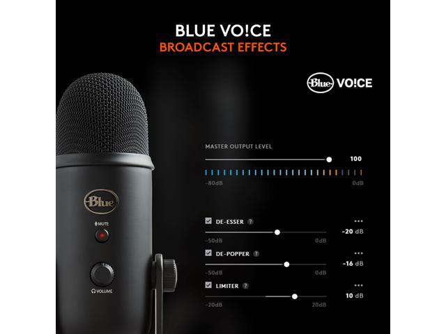 Blue Microphones - Blue Yeti Professional Multi-Pattern USB Condenser Microphone - Blackout - image 4