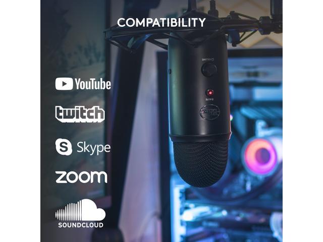 Blue Microphones - Blue Yeti Professional Multi-Pattern USB Condenser Microphone - Blackout - image 8