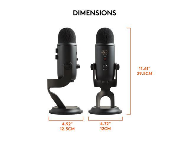 Blue Microphones - Blue Yeti Professional Multi-Pattern USB Condenser Microphone - Blackout - image 10