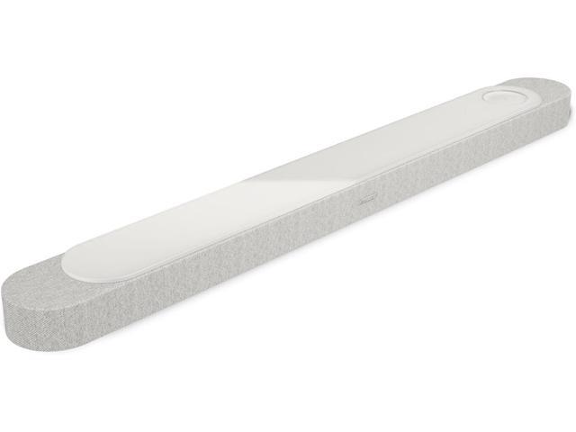 Bose New Lifestyle Ultra Soundbar, Wireless Home Soundbar for TV with Dolby Atmos Surround Sound (892930-1200) White Smoke