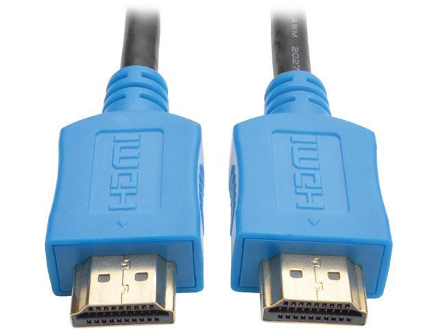 Tripp Lite High-Speed HDMI Cable with Digital Video and Audio, Ultra HD 4K x 2K (M/M), Blue, 6 ft. (P568-006-BL)