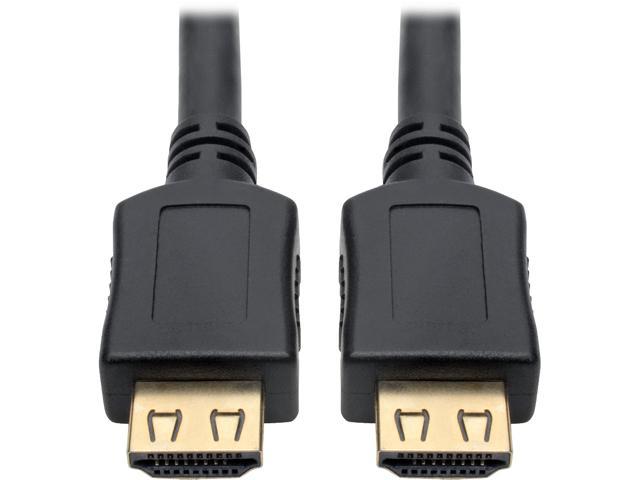 Tripp Lite High-Speed HDMI Cable w/ Gripping Connectors 4K M/M Black 10ft (P568-010-BK-GRP)