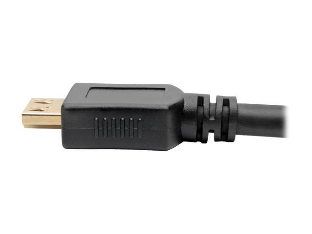 Tripp Lite High-Speed HDMI Cable w/ Gripping Connectors 4K M/M Black 30ft (P568-030-BK-GRP)