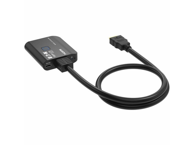 Tripp Lite series B118-002-4K6 2-Port HDMI Splitter - 60 Hz - 30 Hz to 60 Hz - 4096 x 2160 - 33 ft Maximum Operating Distance - 1 x HDMI In - 2 x...
