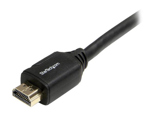 StarTech HDMM1MP 1m 3 ft Premium High Speed HDMI Cable with Ethernet - 4K 60Hz - Premium Certified HDMI Cable - HDMI 2.0 - 30AWG