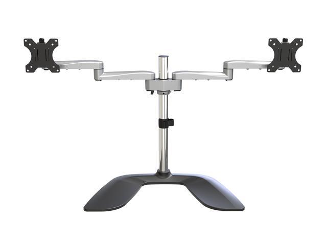 StarTech. com ARMDUALSS Dual Monitor Stand - Articulating Arms - Height Adjustable - For VESA Mount Monitors up to 32' - Steel & Aluminum (ARMDUALSS)