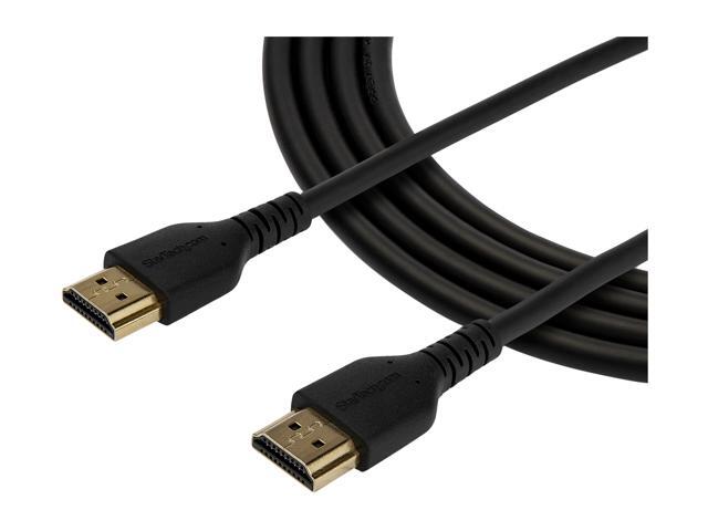 StarTech. com RHDMM1MP 1 m (3.3 ft.) HDMI 2.0 Cable - Premium 4K 60Hz High Speed HDMI Cord with Ethernet - For Computer Monitor or TV (RHDMM1MP)