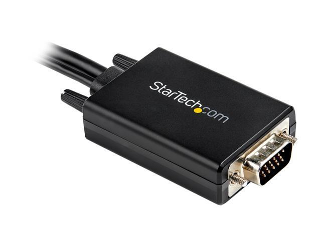StarTech. com VGA2HDMM2M 2m (6.6 ft.) VGA to HDMI Adapter Cable with USB Audio - 1920 x 1080 Active VGA HDMI Converter - Male to Male (VGA2HDMM2M)