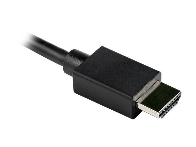 StarTech. com VGA2HDMM2M 2m (6.6 ft.) VGA to HDMI Adapter Cable with USB Audio - 1920 x 1080 Active VGA HDMI Converter - Male to Male (VGA2HDMM2M)
