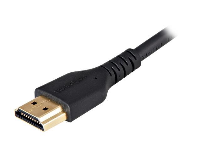 StarTech. com HDMM2MLS 2m(6 ft.) HDMI Cable with Locking Screw - 4K 60Hz HDR - High Speed HDMI 2.0 Monitor Cable with Locking Screw Connector for...