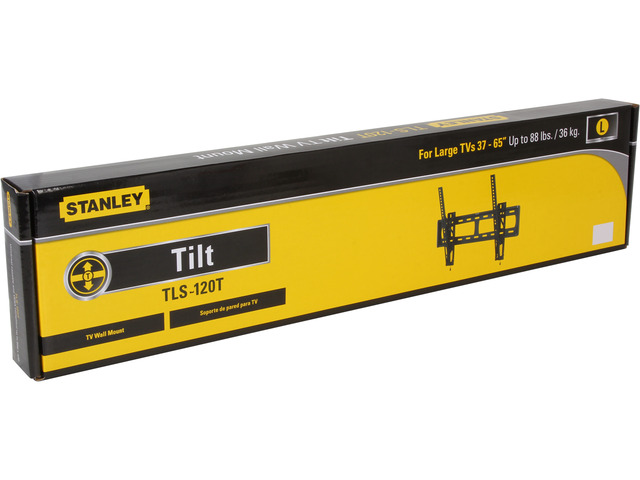 Stanley Mounts TLS-120T 37' - 70' Tilt TV Wall Mount LED & LCD HDTV, up to VESA 600x400 Max Load 100 lbs, Compatible with Samsung, Vizio, Sony,...