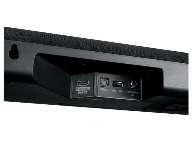 YAMAHA SR-B30ABL 120W 2.1-Channel Dolby Atmos Sound Bar with Built-In Subwoofers