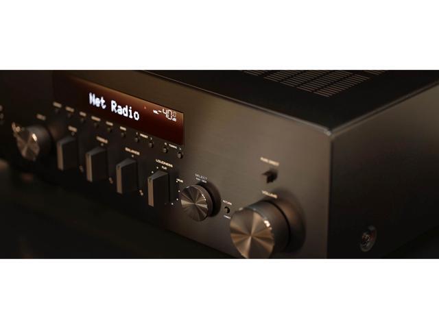 YAMAHA R-N600A Stereo Network receiver with Wi-Fi, Bluetooth, and Apple AirPlay 2 -Black