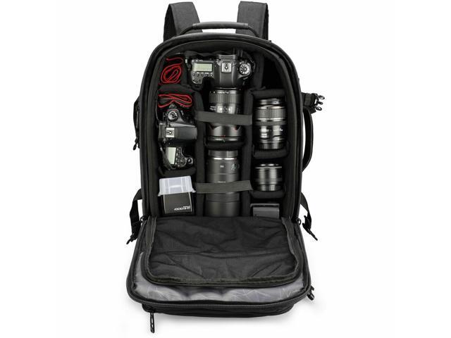 Swissdigital Design - BERG PRO TSA-Friendly Backpack With USB Charging Port RFID Protection and Fits Up to 17″ Laptop - Black - image 5
