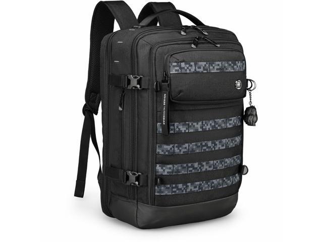 Swissdigital Design - BERG PRO TSA-Friendly Backpack With USB Charging Port RFID Protection and Fits Up to 17″ Laptop - Black - image 6