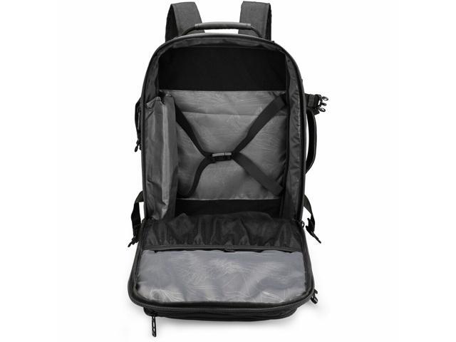 Swissdigital Design - BERG PRO TSA-Friendly Backpack With USB Charging Port RFID Protection and Fits Up to 17″ Laptop - Black - image 8