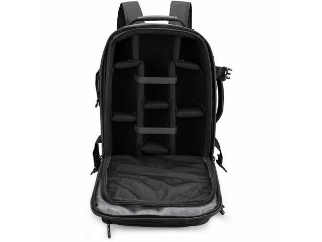 Swissdigital Design - BERG PRO TSA-Friendly Backpack With USB Charging Port RFID Protection and Fits Up to 17″ Laptop - Black - image 9