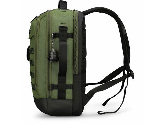Swissdigital Design - BERG L TSA-Friendly Backpack With USB Charging Port RFID Protection and Fits Up to 16″ Laptop - Dark Green - image 4