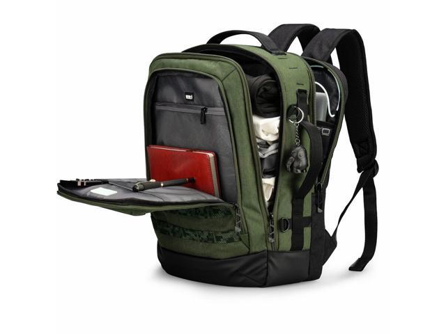Swissdigital Design - BERG L TSA-Friendly Backpack With USB Charging Port RFID Protection and Fits Up to 16″ Laptop - Dark Green - image 6