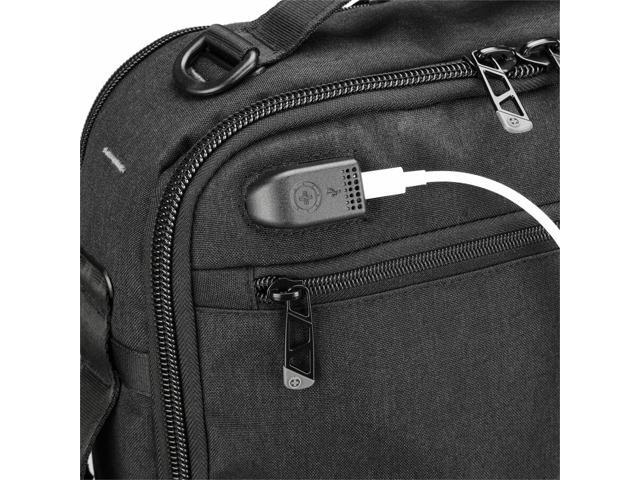 Swissdigital BERG Hybrid Briefcase for Laptops up to 16 inches - Black - image 8